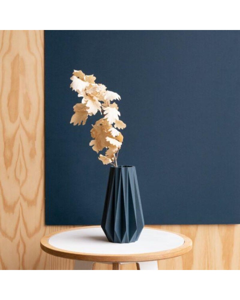 Vase-bleu-nuit-origami