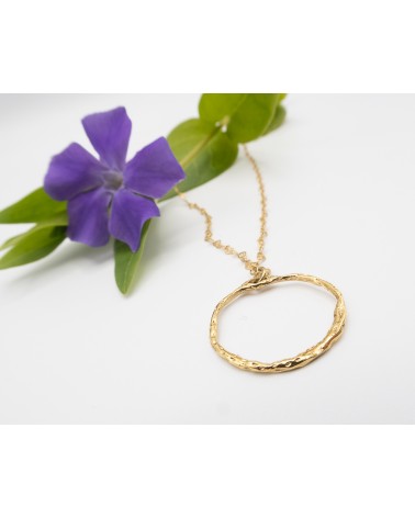 Amour-Collier-doré-or-fin